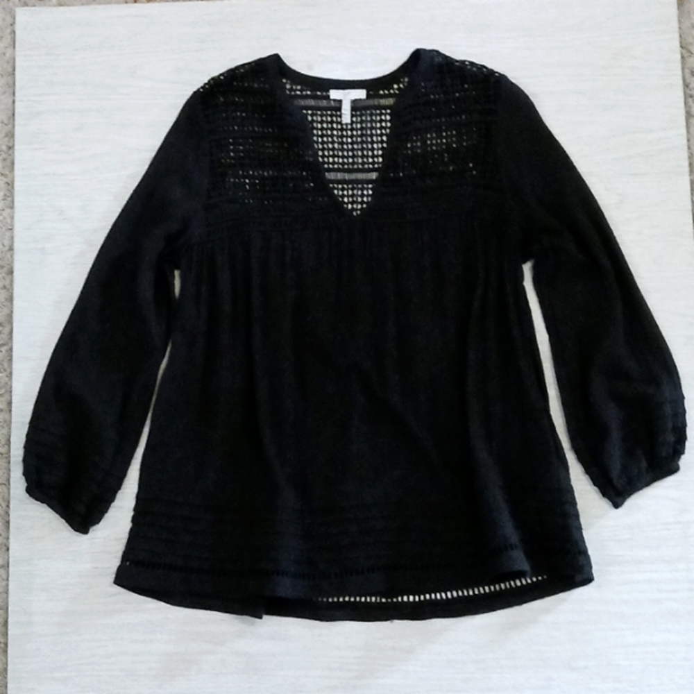 Joie, long sleeve top, XXS, Black